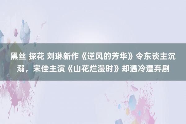 黑丝 探花 刘琳新作《逆风的芳华》令东谈主沉溺，宋佳主演《山花烂漫时》却遇冷遭弃剧