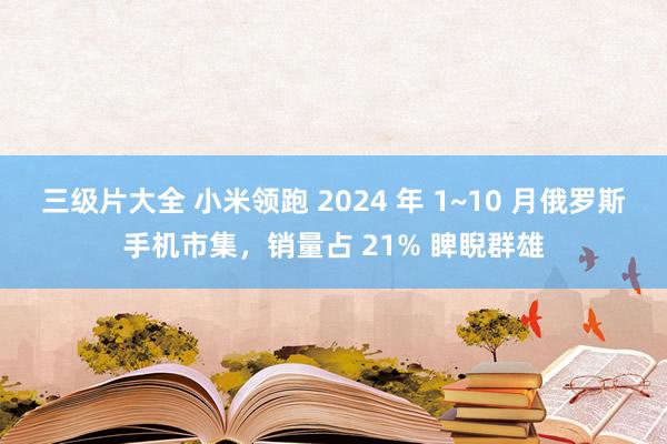 三级片大全 小米领跑 2024 年 1~10 月俄罗斯手机市集，销量占 21% 睥睨群雄